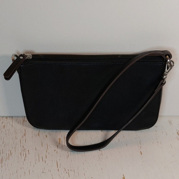 Worthington Woman Mini Purse/Wristlet Vegan Pebbled Leather Wear it Two Ways Bag - Picture 10 of 10